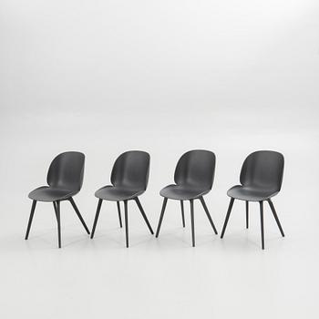 GamFratesi, chairs, 4 pcs, "Beetle Chair", Gubi, Denmark.