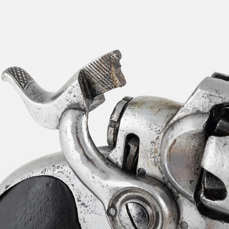 A cased Colt 1855 Sidehammer 'Root', No 11808 manufactured 1856.
