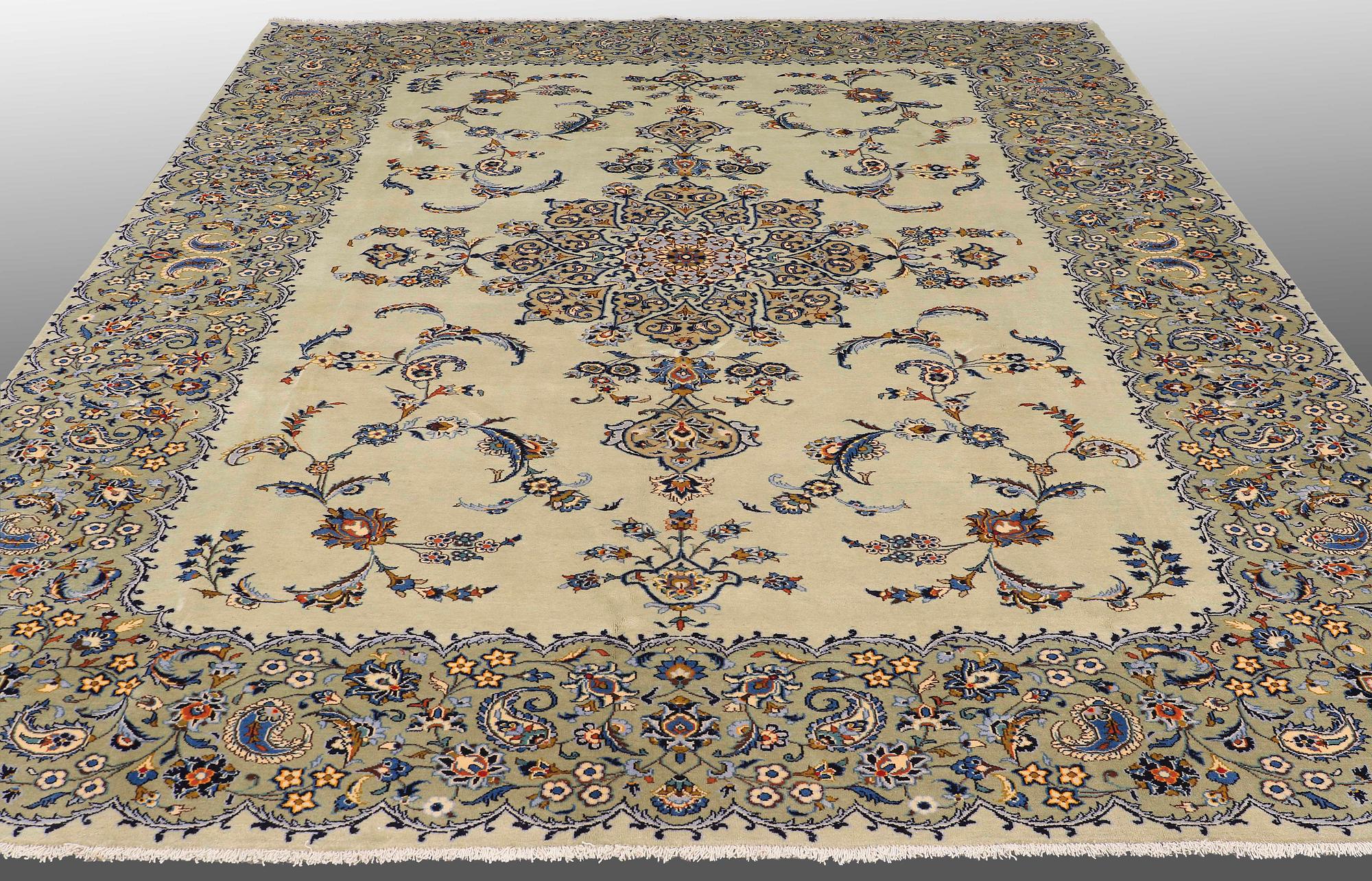 A CARPET, so called Royal Kashan, ca 370 x 280 cm.
