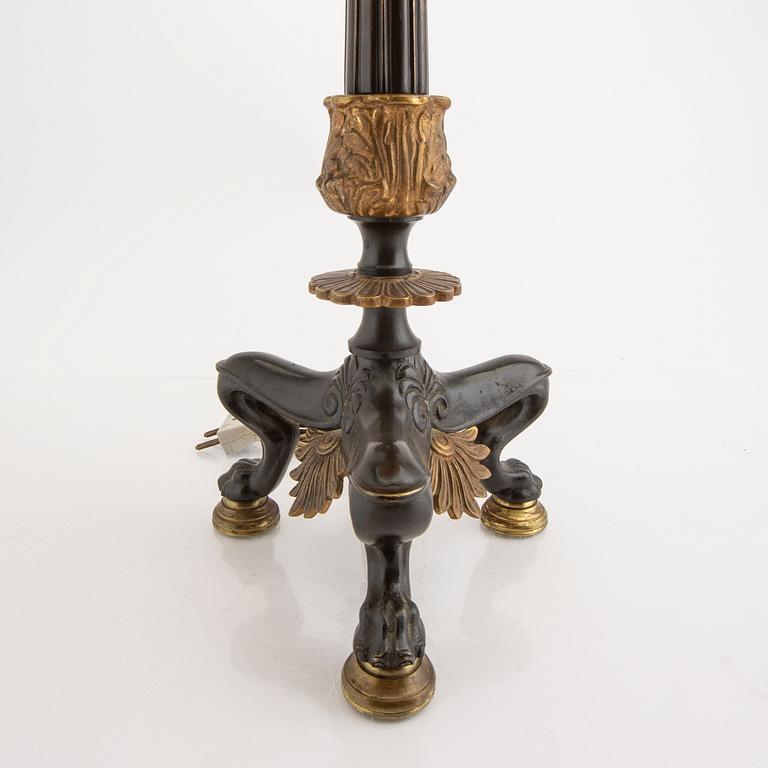 An Empire style table lamp first half of the 20th century.