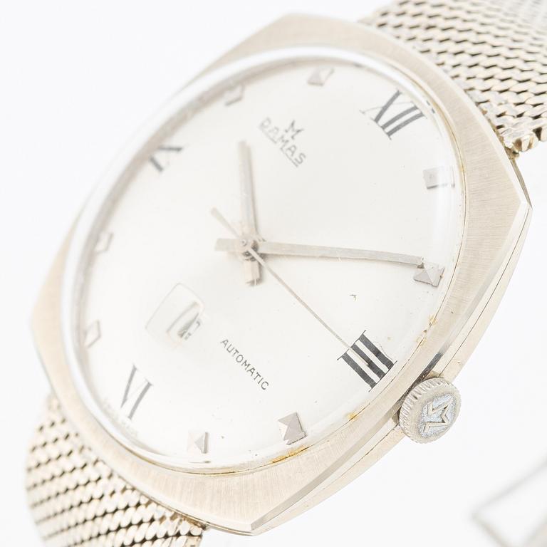 Ramas, armbandsur, 18K guld, 34 mm.