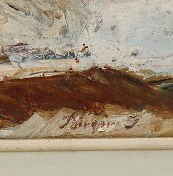 Birger Birger-Ericson, oil on panel, signed.