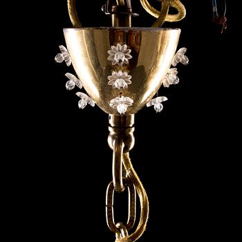 TAKKRONA, rokokostil, Mellaneuropa, 1900-talets första hälft. Höjd 46 cm.
