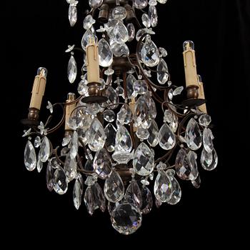 An early 20th Century rococo style chandelier.