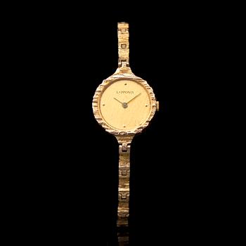 A BJÖRN WECKSTRÖM WRISTWATCH, "Coco", 14K gold. Lapponia 1983.