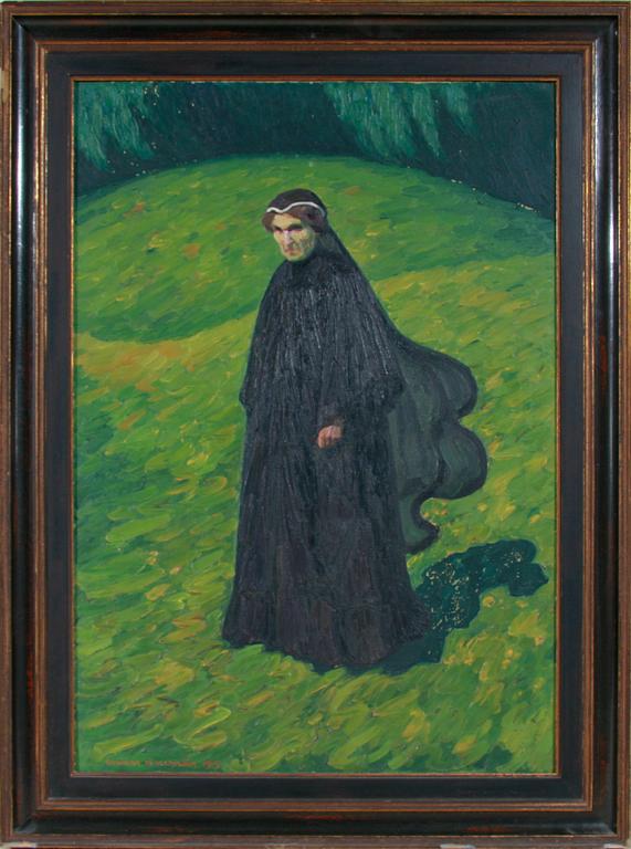 GUNNAR HALLSTRÖM, olja på duk, sign och dat 1915.