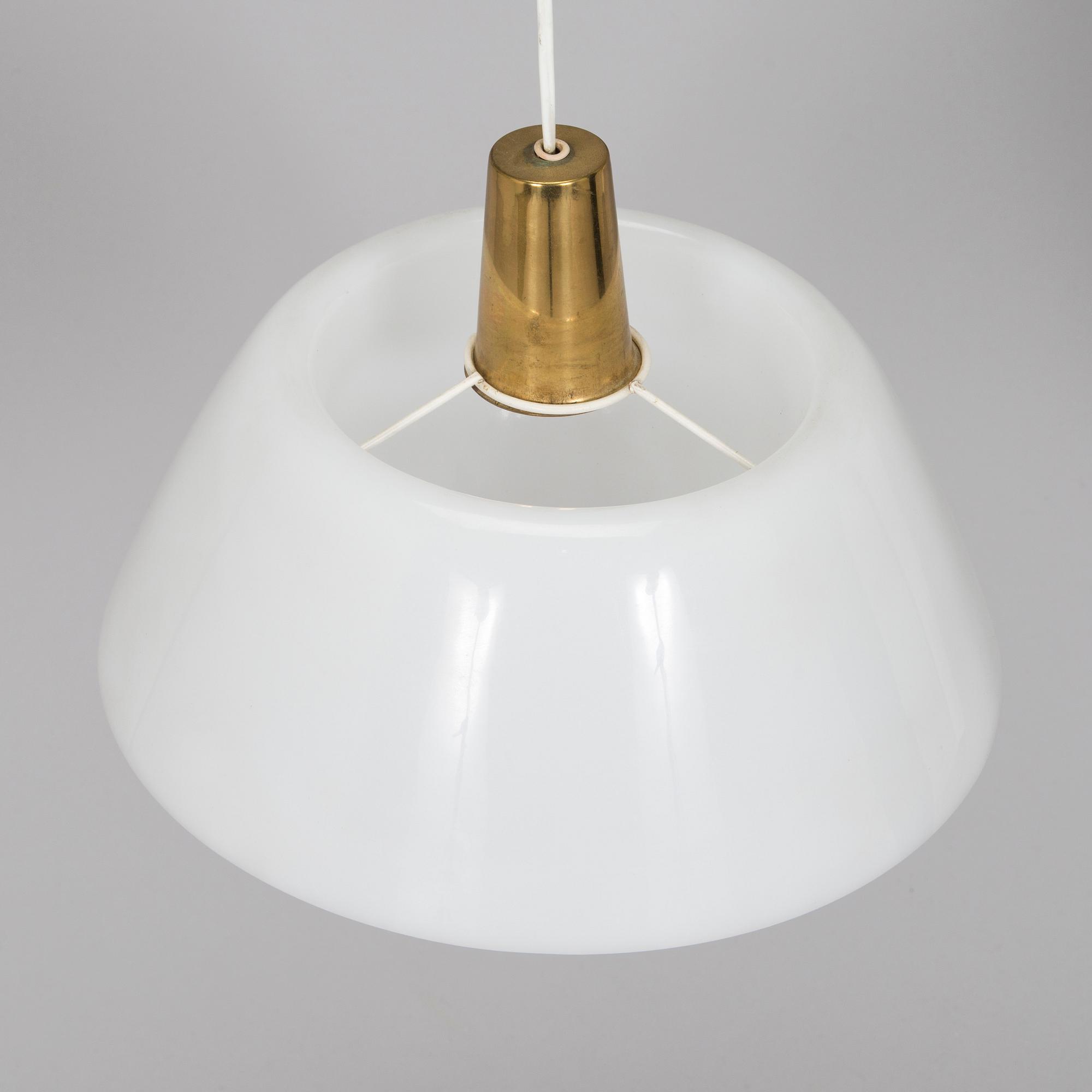 Yki Nummi, A mid-20th century ceiling light model 61-375 for Stockmann Orno, Finland.