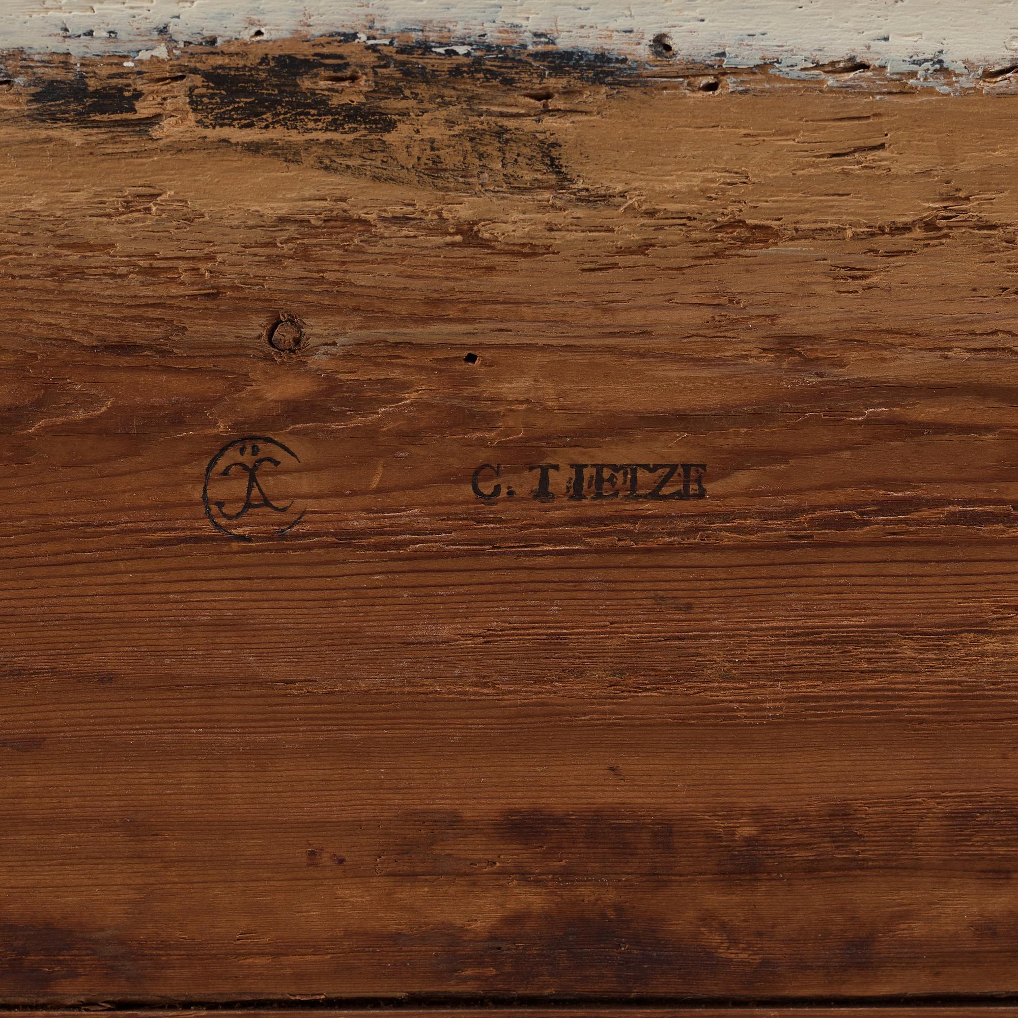 A Swedish Rococo sofa by C Tietze.