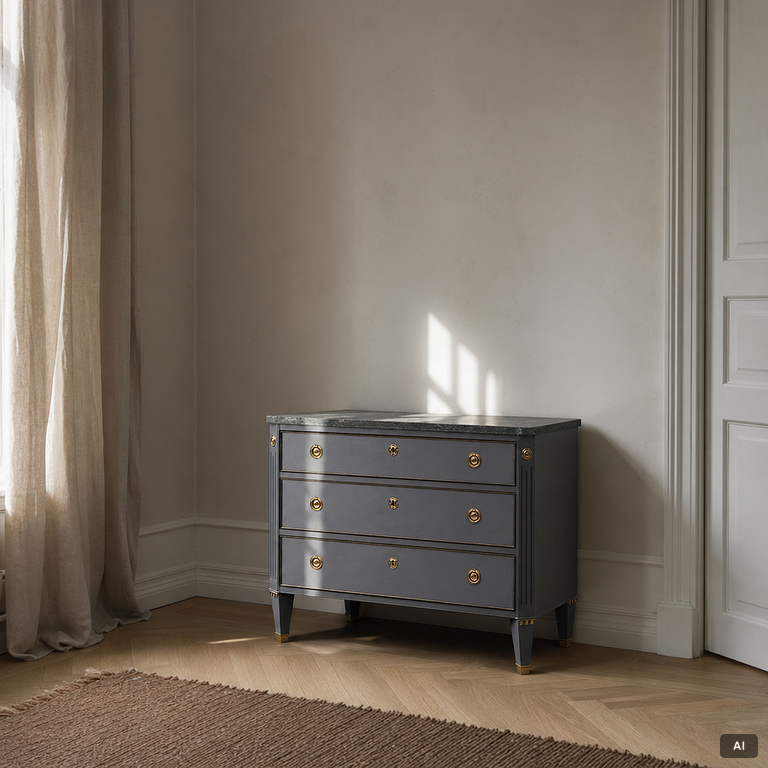 Chest of drawers, Gustavian style, 20th century.