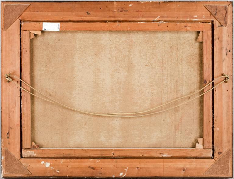OKÄND KONSTNÄR, olja på duk, sign ? Ewert, 1800/1900-tal.