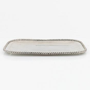 Estrid Ericson, bricka, tenn, Firma Svenskt Tenn, Stockholm, 1952.