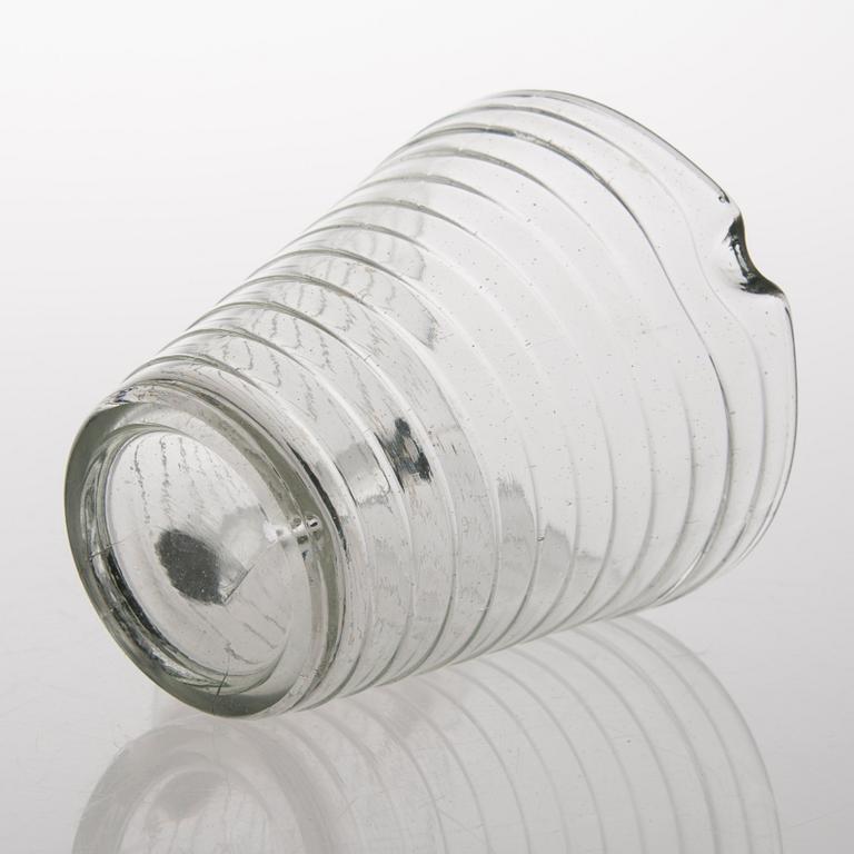 Pitcher, glasses, 8 pcs, plates 12 pcs and a bowl, 'Bölgeblick', Mid-20th Century .
