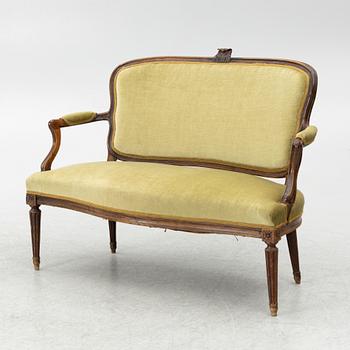 Soffa, Louis XVI, Frankrike, 1800-tal.