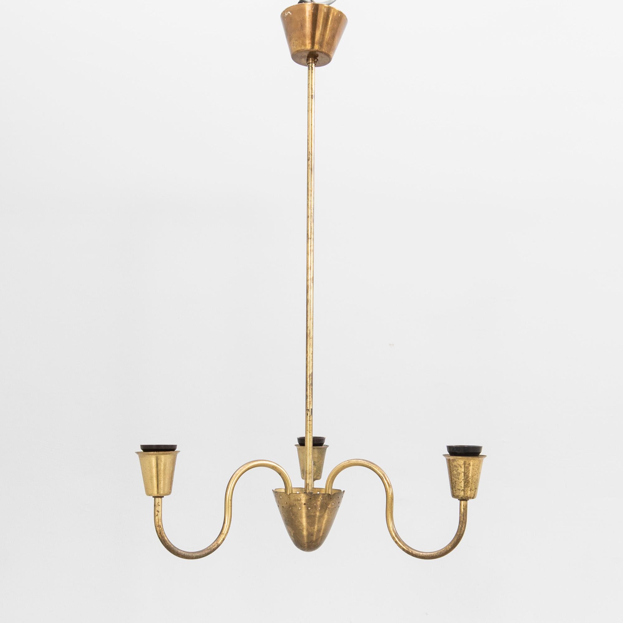 Ceiling lamp, Swedish Modern, 1940s.