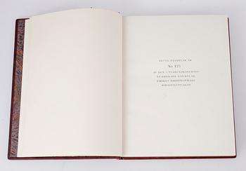 ZORN SOM ETSARE, Axel L. Romdahl, numrerad bibliofilupplaga 124/250, Stockholm 1928.