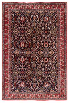Carpet, semi-antique Ghom / Veramin, approx. 312 x 210 cm.