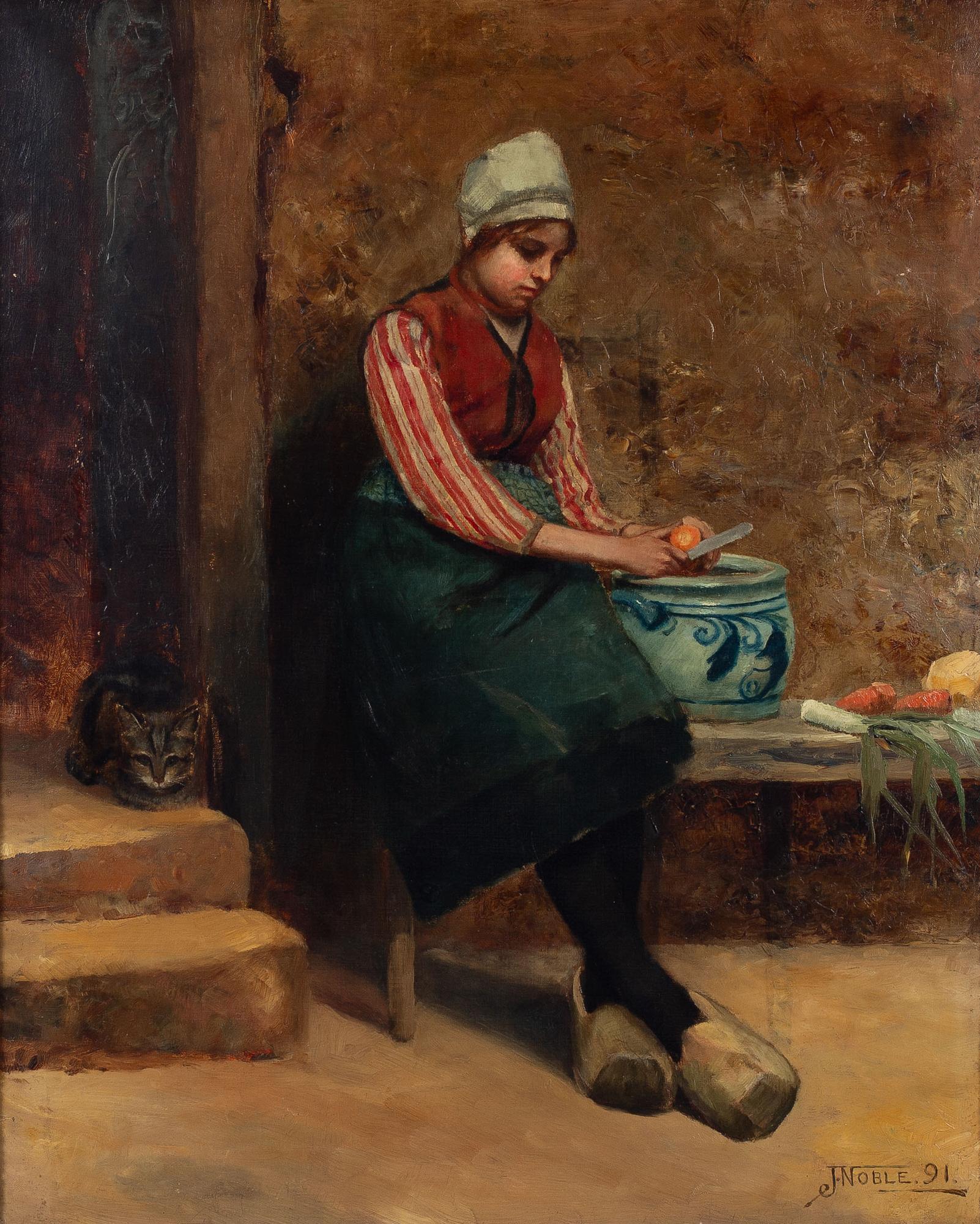 John Sargent Noble, attributed, Kitchen Duties.