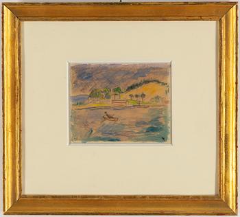 Ivan Ivarson, watercolour, signed with monogram.