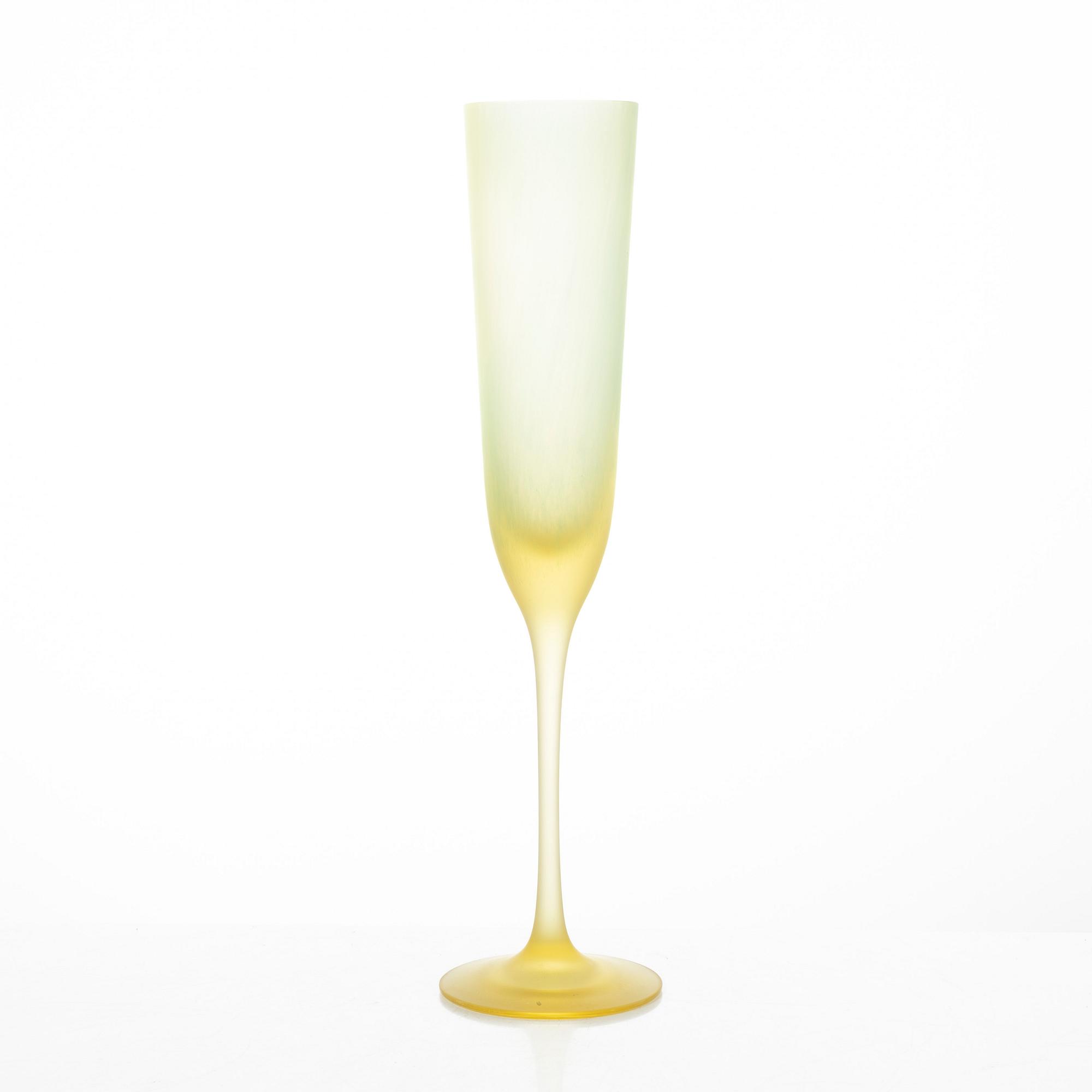 Oiva Toikka, pokaler, 3 st, glas, "Paletti", Nuutajärvi, Finland.