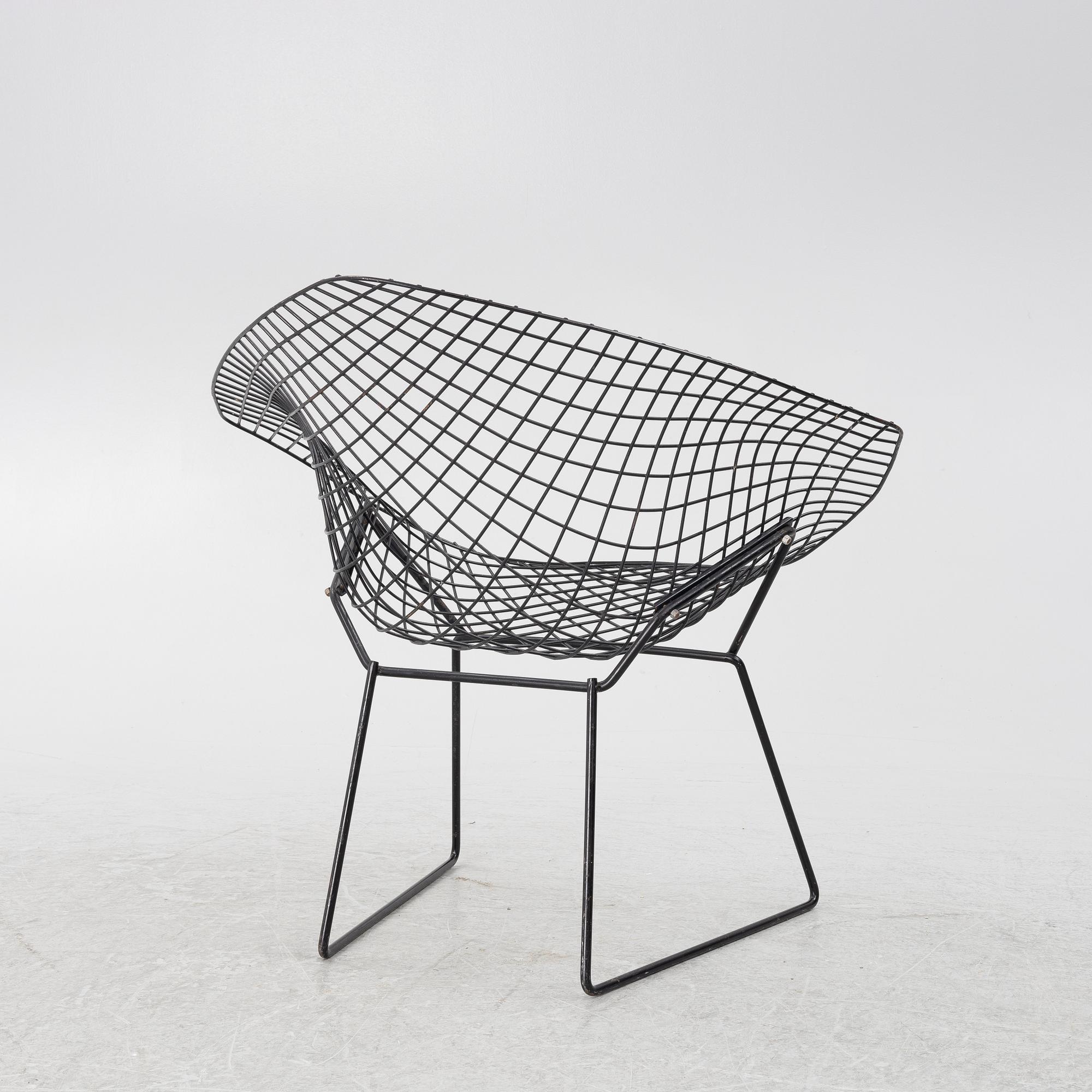 Harry Bertoia, Henry Bertoia, armchair, "Diamond Chair".