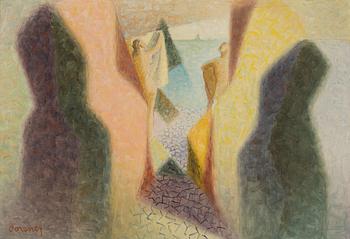 Waldemar Lorentzon, olja på duk, signerad, daterad a tergo 1951.