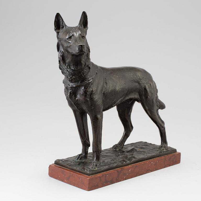 A bronze sculpture by Fritz Diller (1875-1945).