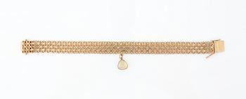 ARMBAND, 18 k guld, 1962. Totalvikt ca 22 gram.