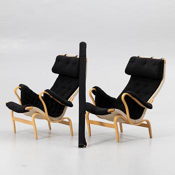 Bruno Mathsson, a pair of armchairs, “Pernilla”, DUX, second half of the 20th century.