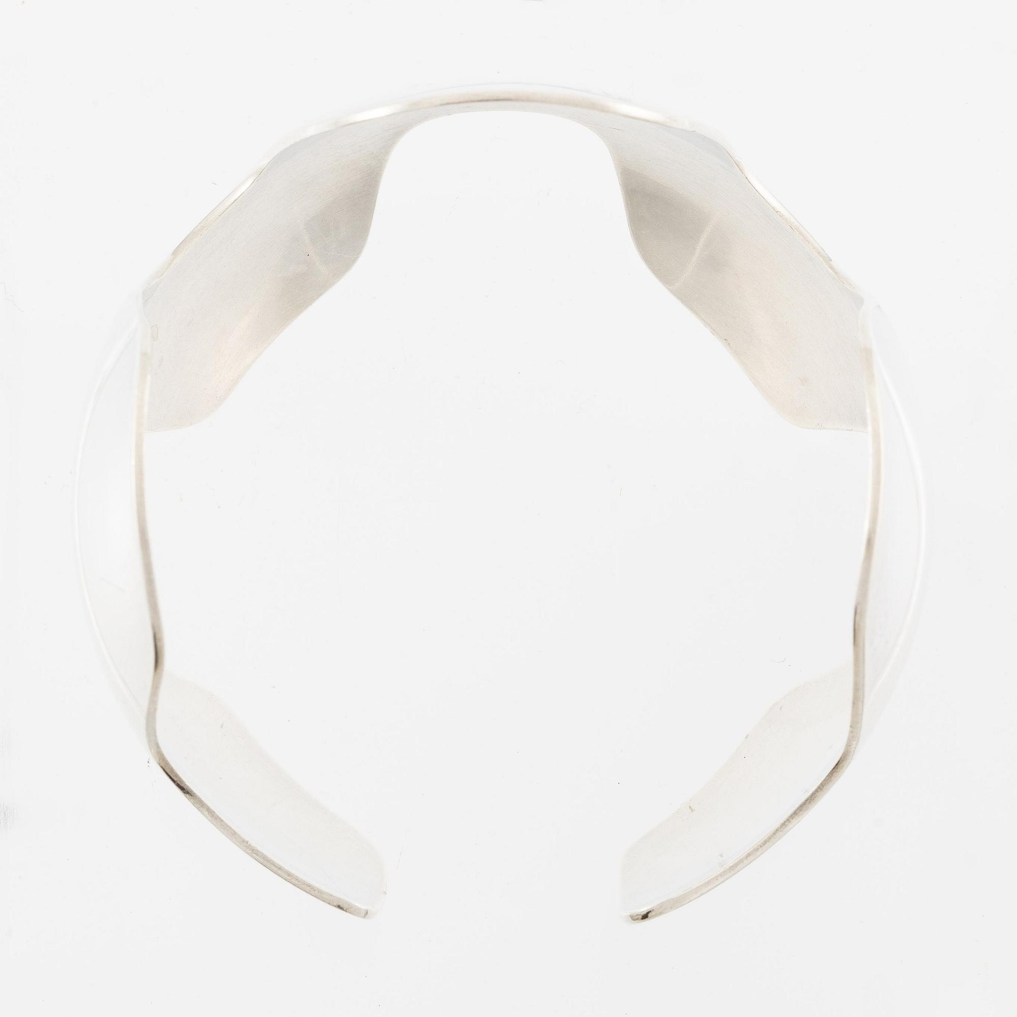 Inga-Britt "Ibe" Dahlquist, armband, sterlingsilver, för Georg Jensen, Danmark post 1945.