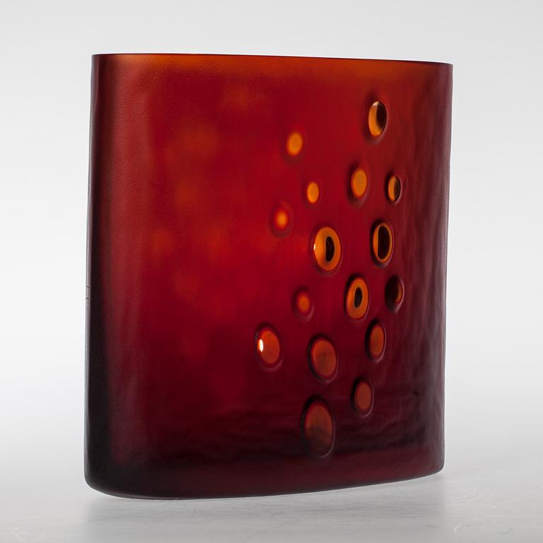 VAS, glas, signerad Tapio Wirkkala 3305. Iittala 1960-tal.