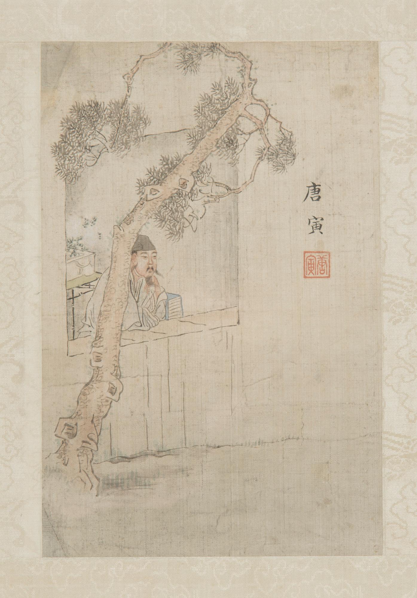 A set of four chinese paintings, late 19th/early 20th c. Shanghai School.
