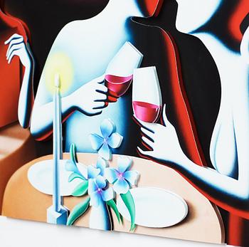 MARK KOSTABI, pigment print, signerad Kostabi, daterad 2014 och numrerad A.P. 18/30 med blyerts.