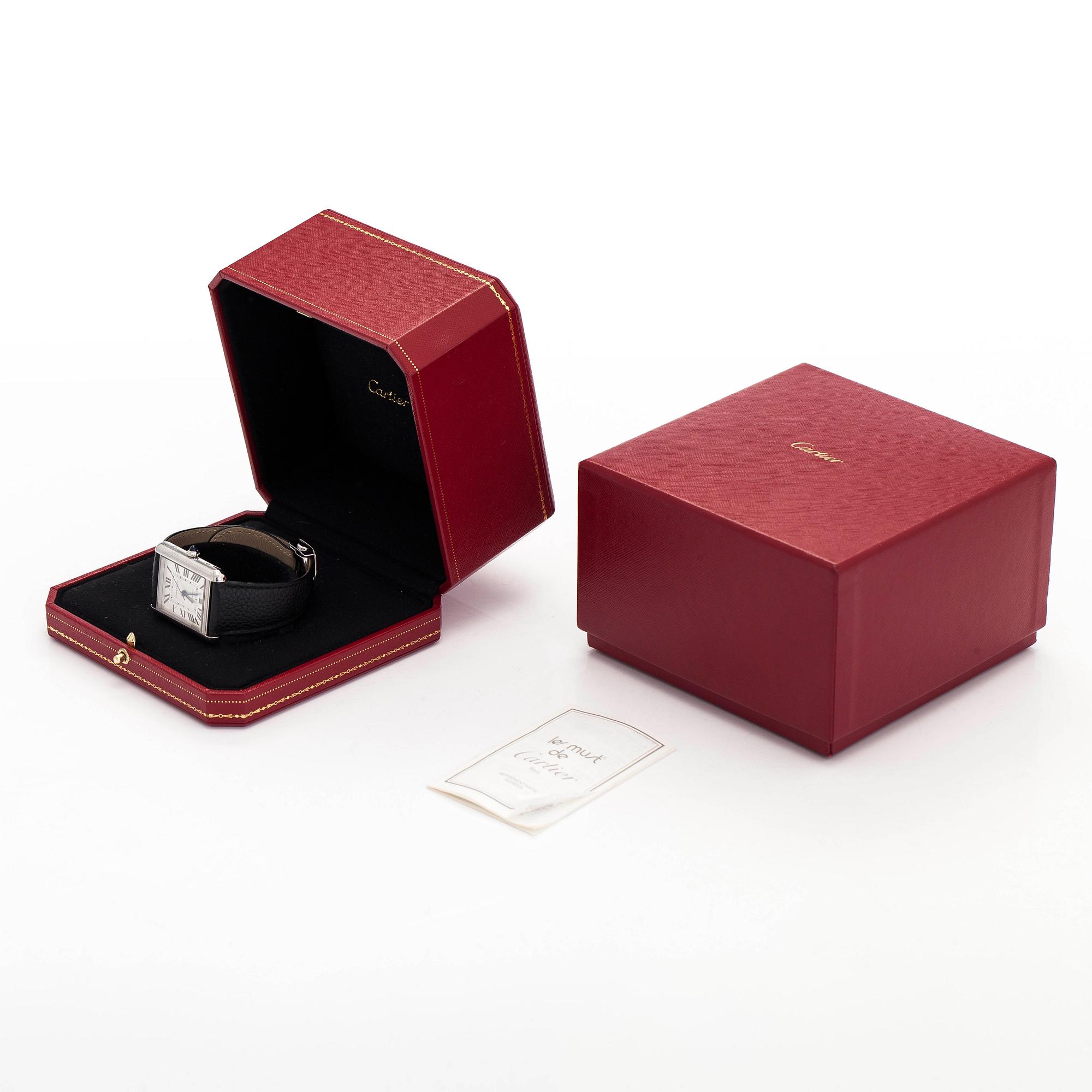 Cartier, Tank Must de Cartier "XL", armbandsur, 41 mm x 31 mm.