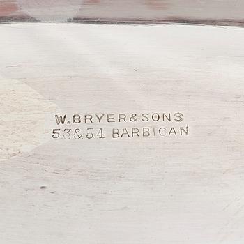 Haseler Brothers, brödkorg, sterlingsilver, Chester, England 1903.