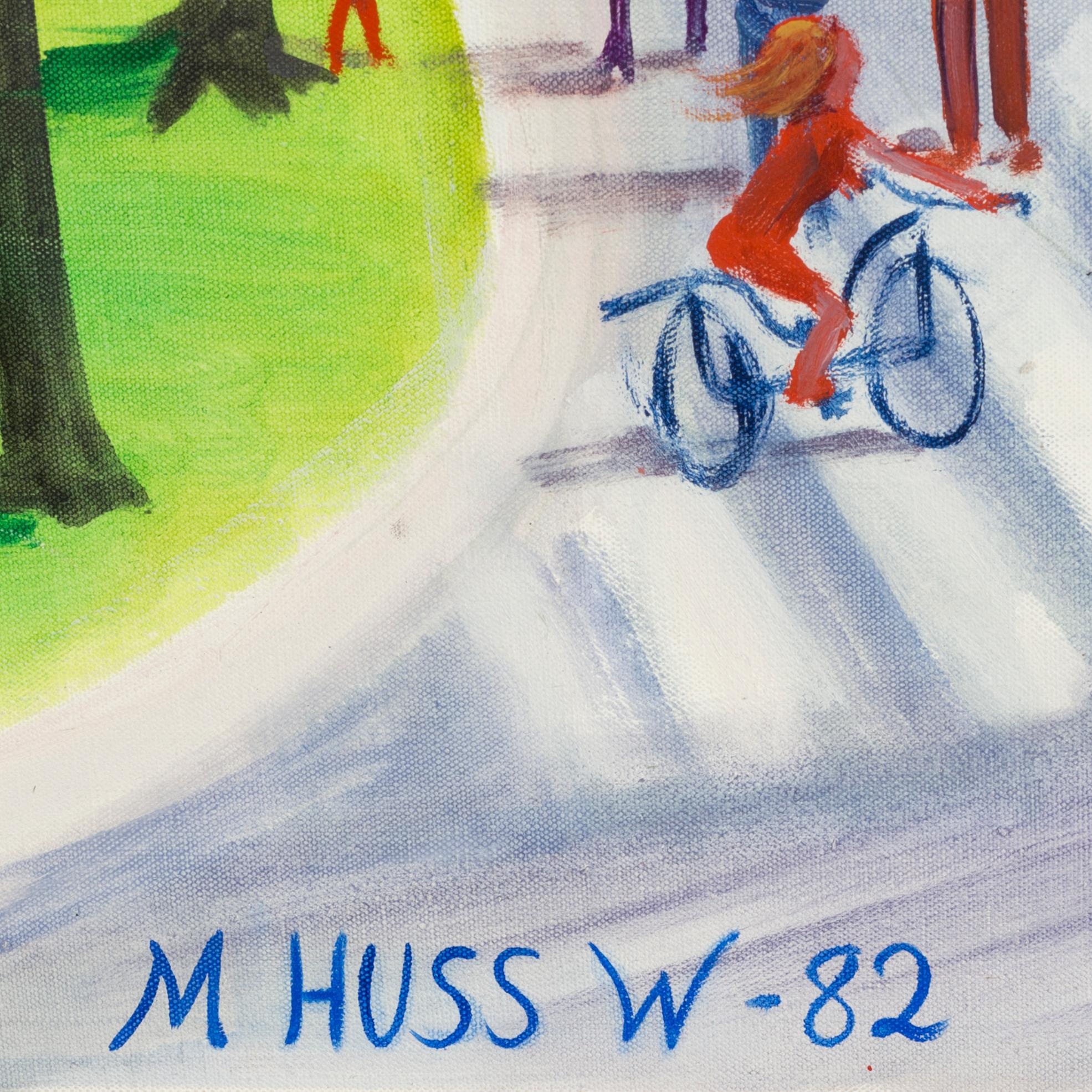 MONA HUSS WALLIN, olja på duk, signerad och daterad -82.