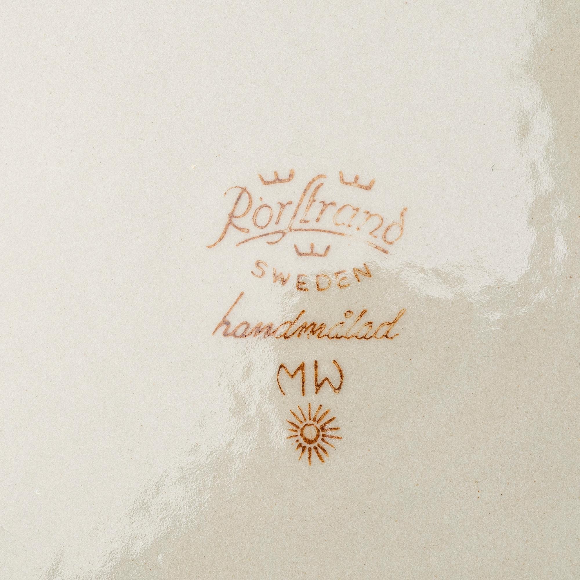 Marianne Westman, teservis, 12 st, ”Blåbär”, Rörstrand.