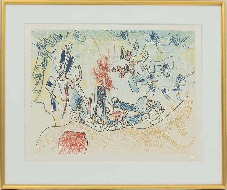 Roberto Matta, From “Les oh! Tomobiles”.