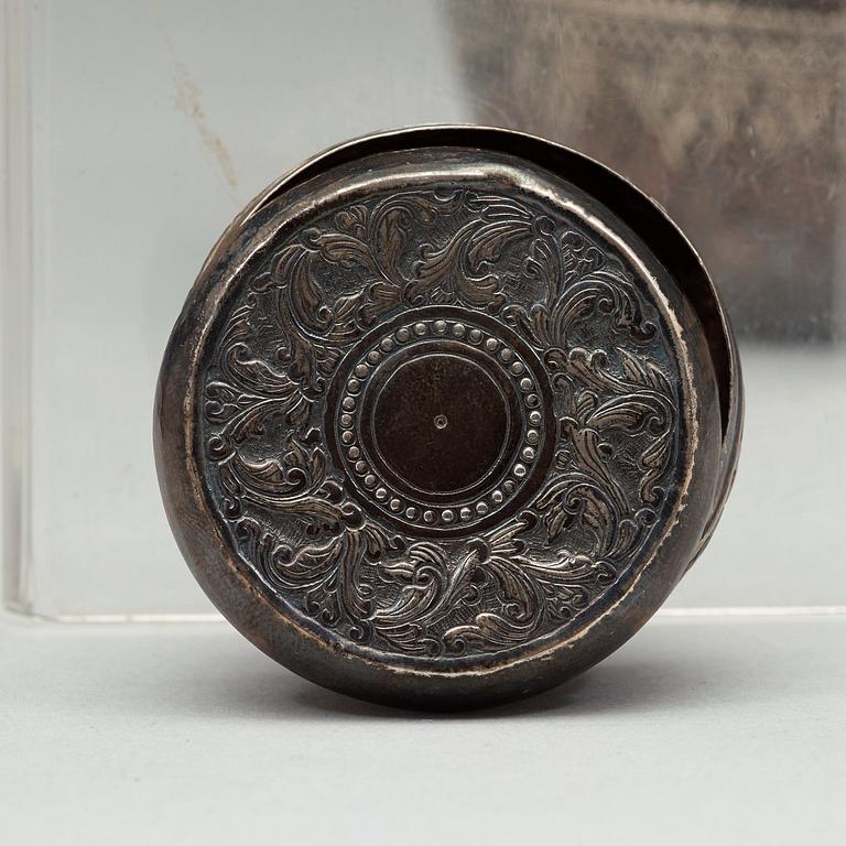A group of Thai silver, circa 1900.
