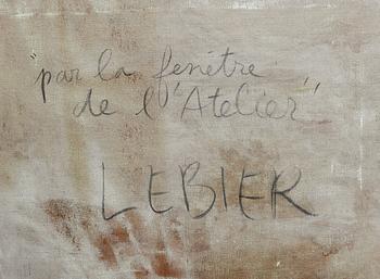 DANIEL LEBIER, olja på duk, signerad.