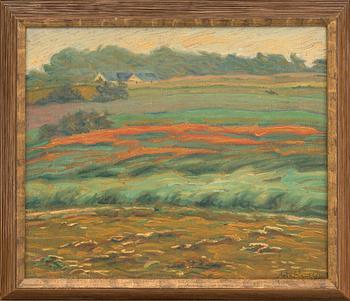 AXEL THEODOR KULLE, a signed and dated oilpainting on canvas.