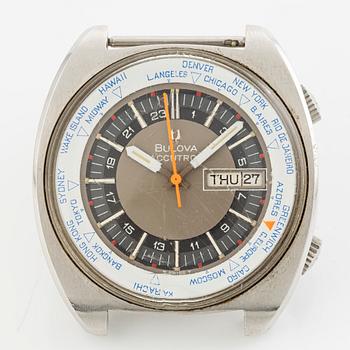 Bulova, Accutron, World Timer, armbandsur, 41 mm.