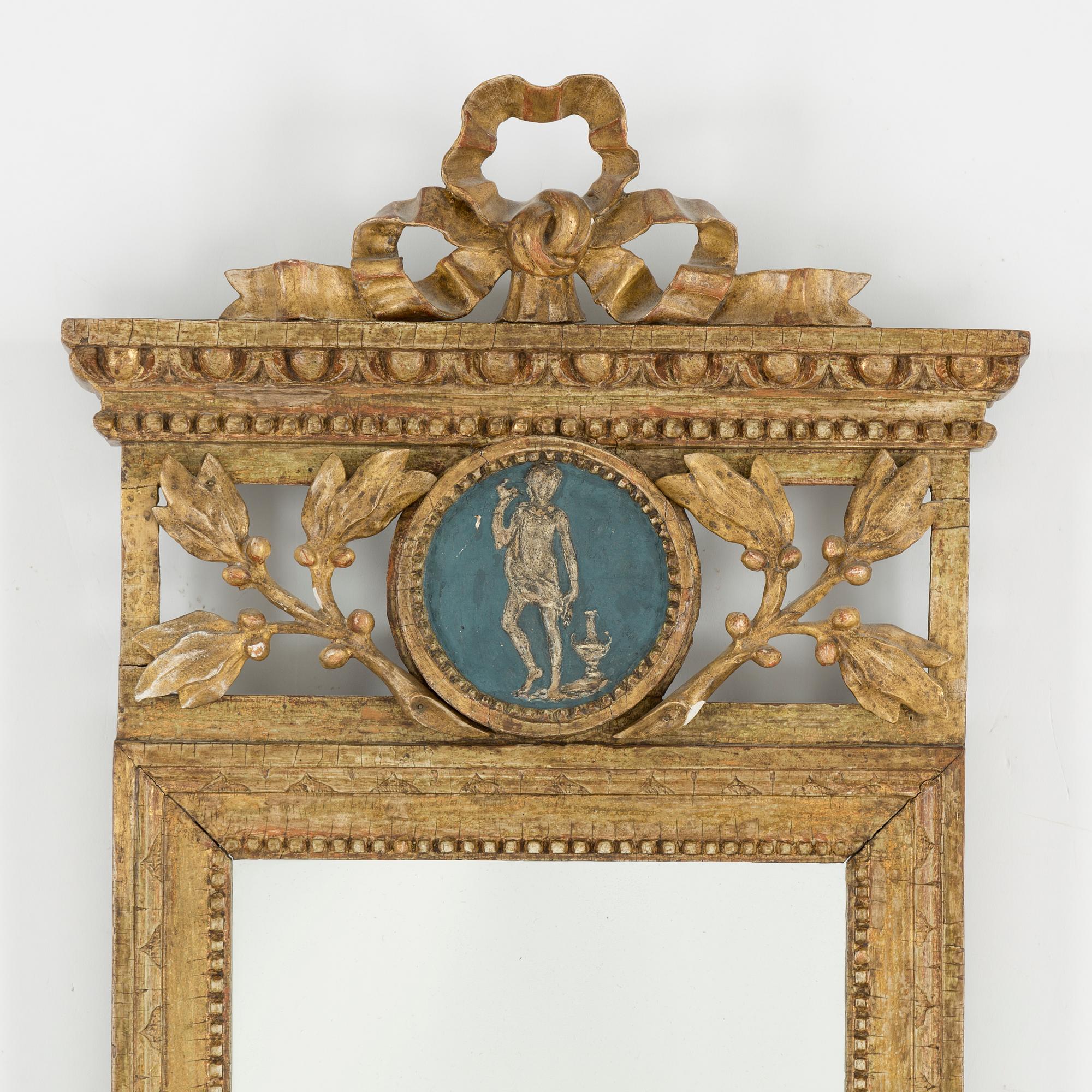 SPEGELLAMPETT, sengustaviansk, omkring år 1800.