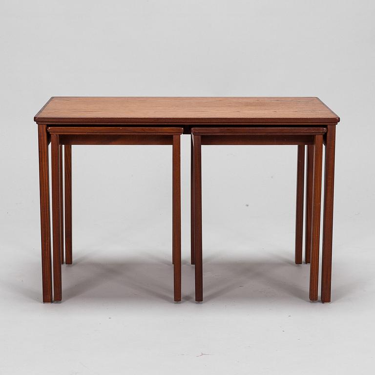 Three part serial table, 1960s.