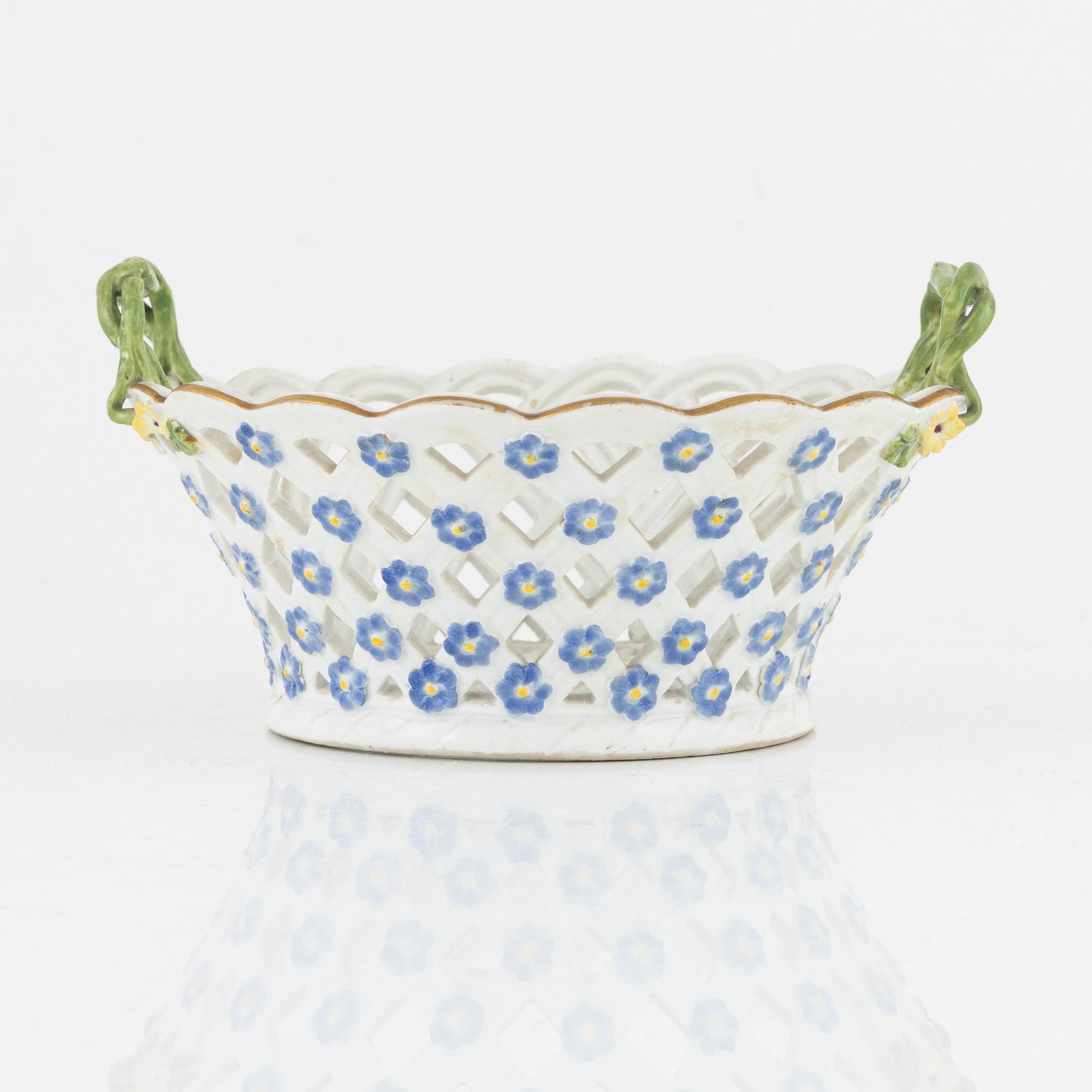 Gallerskål, porslin, Meissen, Punktzeit (1756-1773).