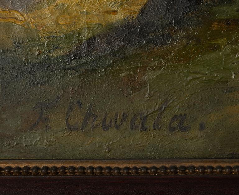 Fritz Chwala, Lake in the Alps.