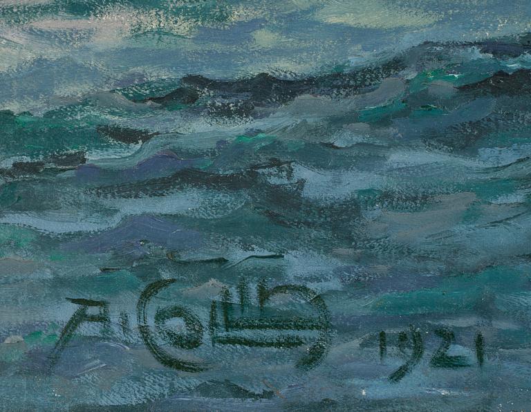 ALFRED COLLIN, olja på duk, signerad och daterad 1921.