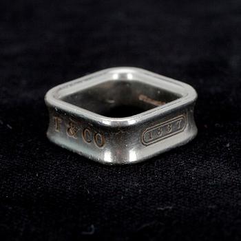 RING, sterling silver, Tiffany & Co., vikt 10,1 g.