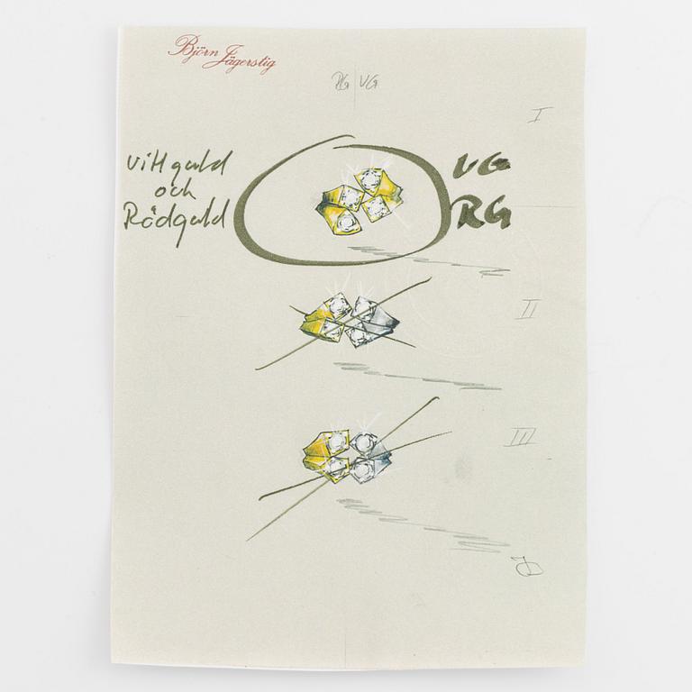 Brilliant cut diamond ring.