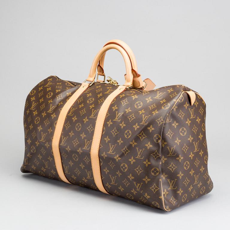 LOUIS VUITTON, "Keepall 50", weekend bag.