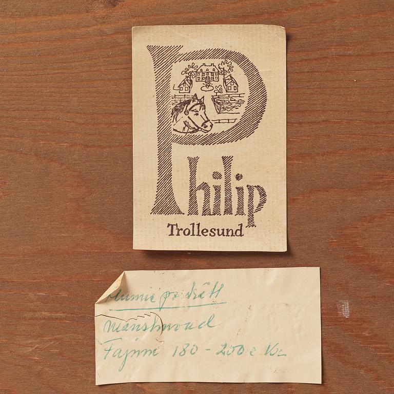 Del av kista, Egypten, Romersk period ca år 126-251 e Kr.